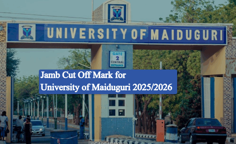 Jamb Cut Off Mark for University of Maiduguri