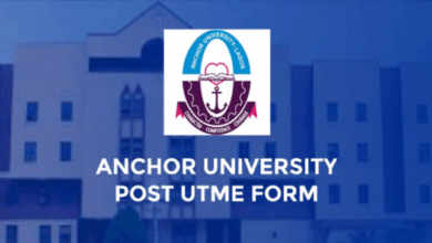 AUL Post UTME Form