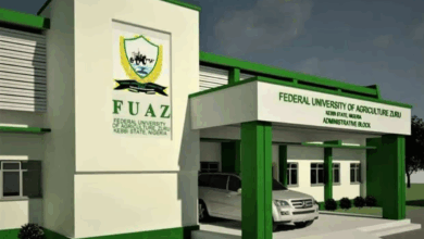 FUAZ Post UTME Form
