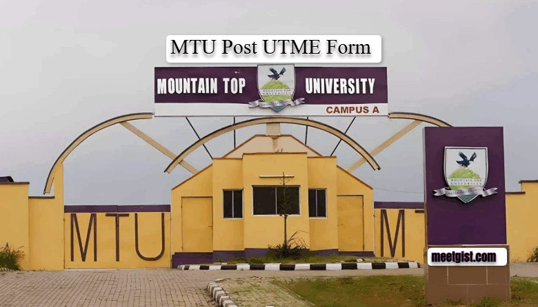 MTU Post UTME Form
