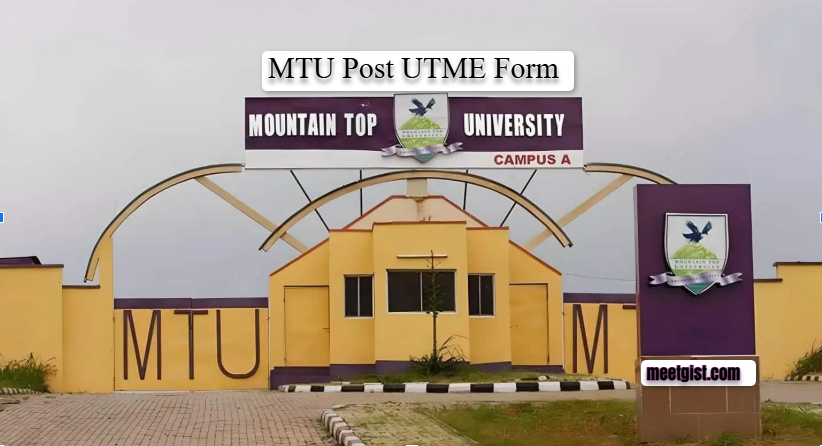 MTU Post UTME Form