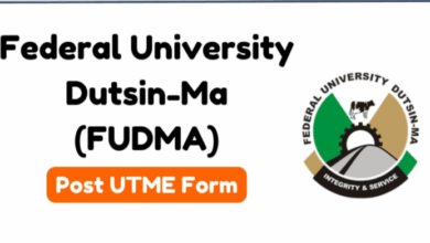 FUDMA Post UTME Form