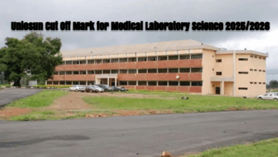 Uniosun Cut Off Mark for Medical Laboratory Science